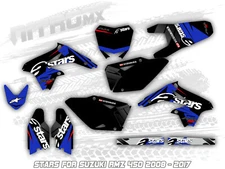 Graphics kit SUZUKI RMZ 450 2008 2009 2010 2011 2012 2013 2014 2015 2016 2017 MX
