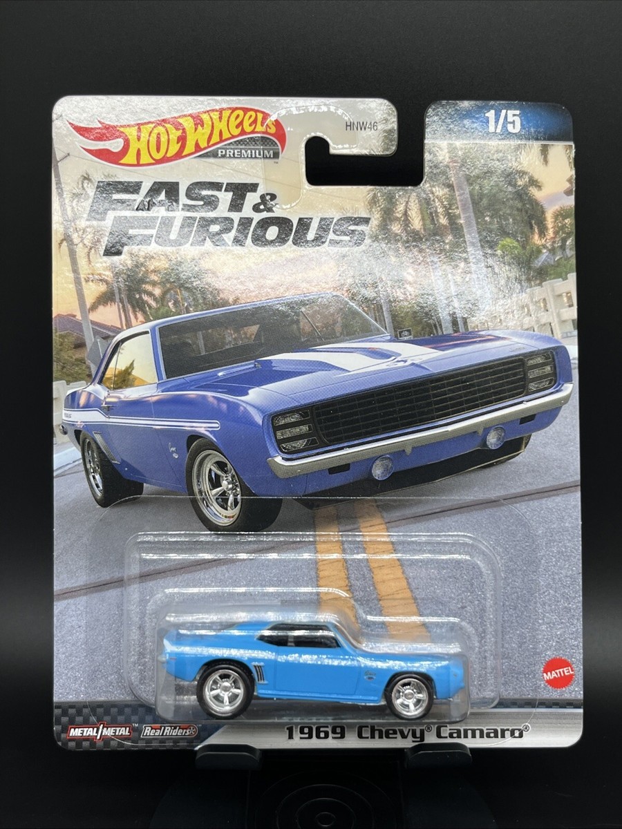Hot Wheels Fast & Furious 1969 Chevy Camaro 1:64 Metal Diecast Car