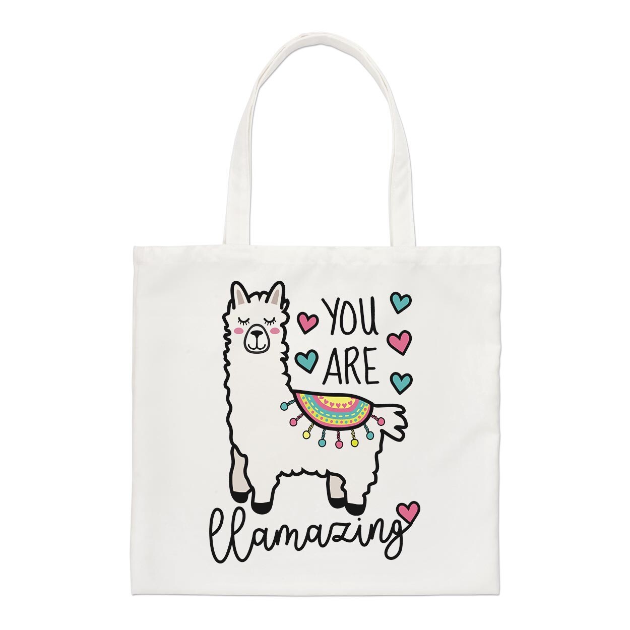 You Are Llamazing Llama Amazing Regular Tote Bag Valentines Girlfriend Shopper