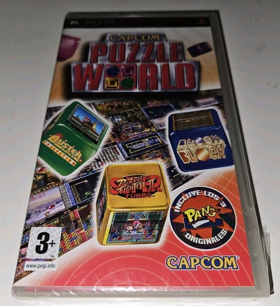 CAPCOM PUZZLE WORLD SONY PSP NUEVO PRECINTADO NEW RESEALED PAL ESPAÑA VER FOTOS