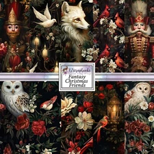 FANTASY CHRISTMAS FRIENDS - Paper Pack