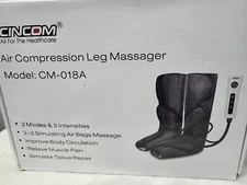 CINCOM Leg Massager for Foot Calf Air Compression Leg Wraps Portable CM-018A