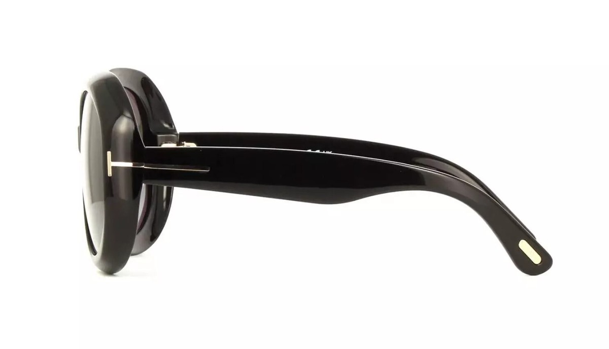 Tom Ford Georgia Smoke Gradient Geometric Ladies Sunglasses 