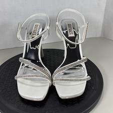 Badgley Mischka Womens Urbana Open Toe Ankle Strap Strappy Heels MP6405 Sz 9 1/2