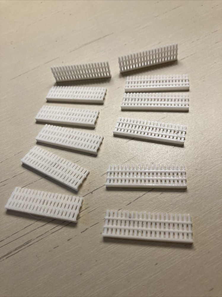 n scale fence white picket fence board fence privacy fencing lot of 12 n scale fence white picket fence board fence privacy fencing lot of 12