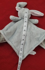 Carters Baby Girls Security Blanket Lovey Blue w/ Pink Bunny