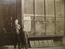 S. Marksville of New York City Cabinet Card Photo Brooklyn Bridge Model Store