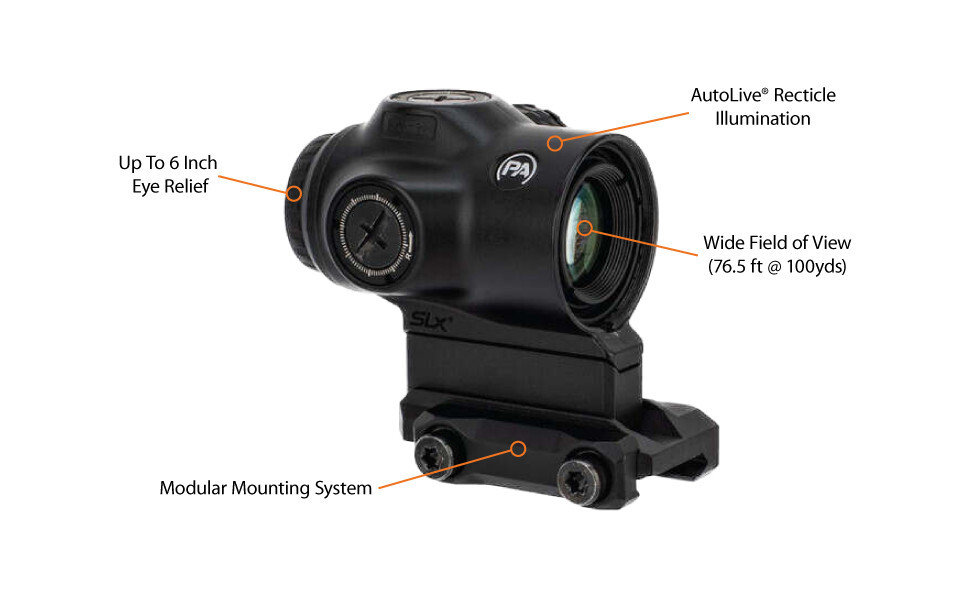 Primary Arms 710034 SLX 1X MicroPrism Rifle Scope for sale