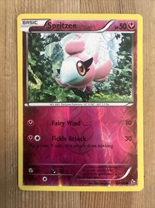 Spritzee - 67/106 - Common - Reverse Holo NM, English Pokemon XY FlashFire