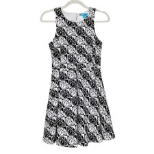 L’Amour Nanette Lepore Dress Women’s Size Small Black White Cutout Back