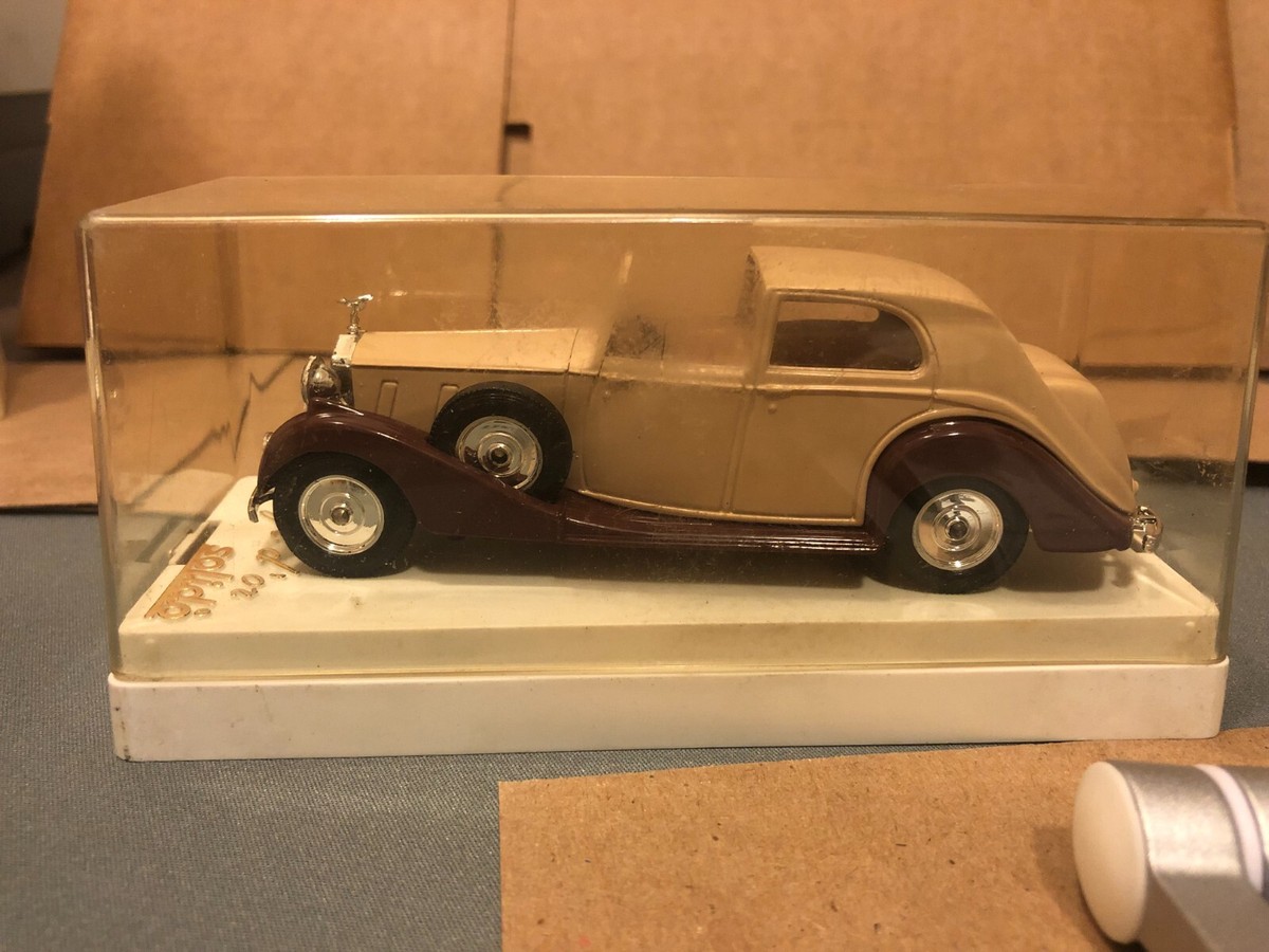 1/43 VINTAGE SOLIDO #4071 1939 ROLLS ROYCE COUPE TAN AND BROWN | eBay