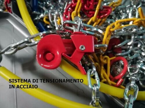 CATENE DA NEVE GRUPPO 80 9MM 175/80-15 OMOLOGATE ONORM ALTA QUALITA' - Foto 8 di 8