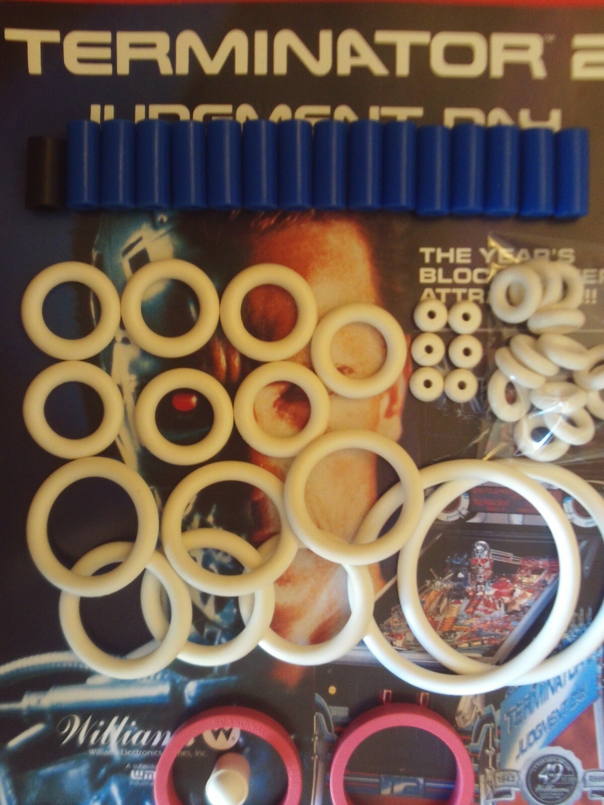 Kit élastiques Williams Terminator 2 Judgment Day pour flipper de collection - 3