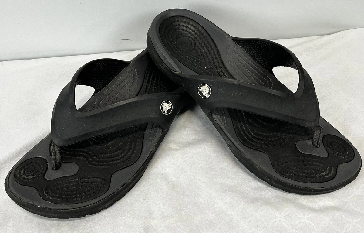 Crocs athens mens flip best sale flops