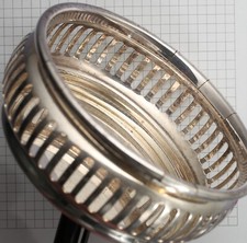 "Silber" Schale ohne Punze, Pr&auml;sent bei einem Golfturnier  eingravierte Widmung