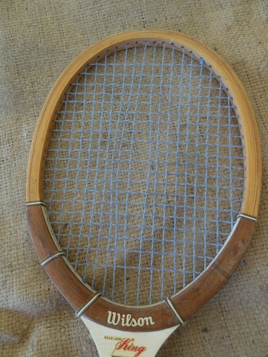 Vintage Wilson Billie Jean King-Autograph Tennis Racquet. Made in USA - Picture 9 of 10