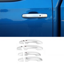 Silver Door Handle Cover Trim For Chevrolet Silveradogmc Sierra 19 Accessories Silver Door Handle Cover Trim For Chevrolet Silveradogmc Sierra 19 Accessories
