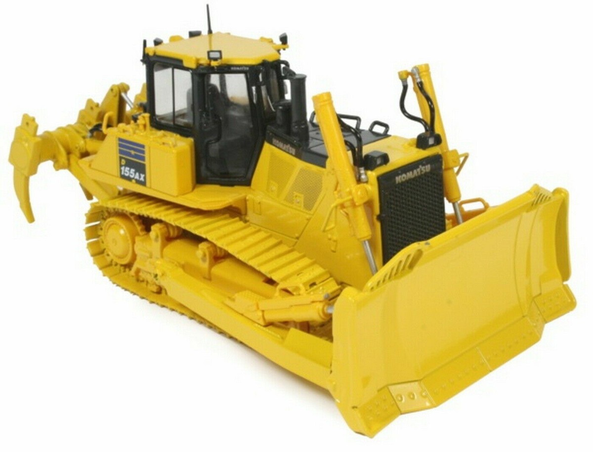 非売品　KOMATSU D155AX-7 ミニチュア重機 1/50 UH 1/50 Scale Komatsu D155AX-7 Bulldozer w/Ripper Diecast Model