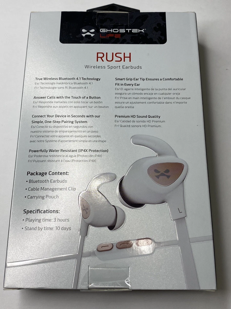 Ghostek Life Rush Wireless Sport Earbuds White Rose eBay