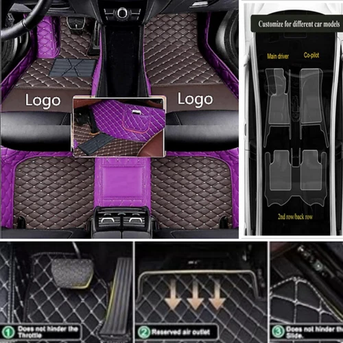 For Honda Ridgeline 2006-2023 All Models Car Floor Mats Carpet Waterproof Custom - Imagen 8 de 38