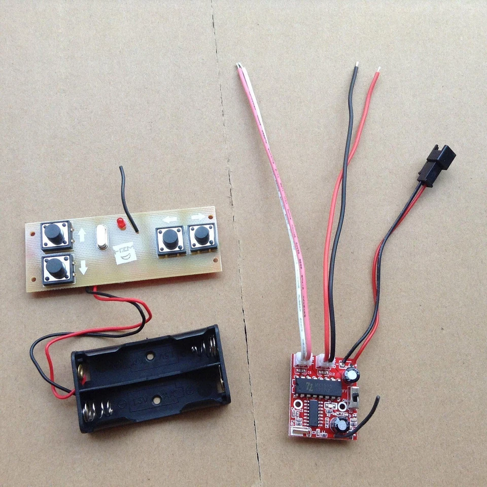 4-Channel 2.4G Transmission Receiver Board 100m Remote Control For Tank Boat DIY - Bild 4 von 4