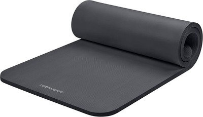 Solana Yoga Mat 1'' Thick w/Nylon Strap for Men & Women - 1''L x 24''W x 72''Th