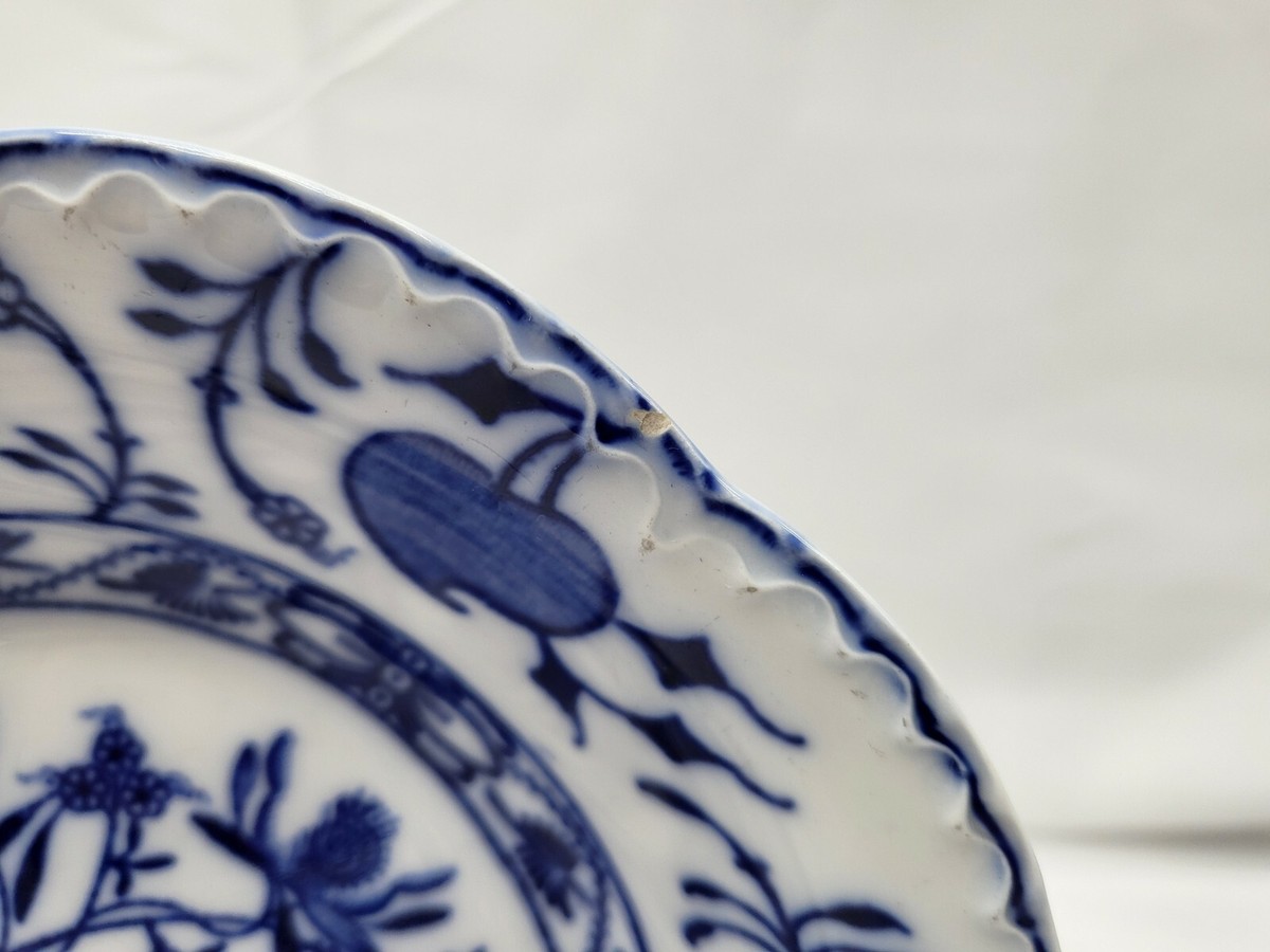 ジョンソンブラザーズ アンティークフロウブルー Oval Bowl
