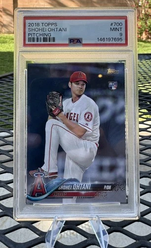2018 Topps Shohei Ohtani #700 Pitching (RC) PSA 9