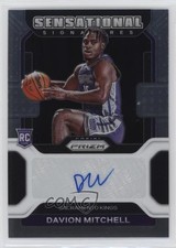 2021-22 Panini Prizm Sensational Signatures Davion Mitchell #SS-DMI Auto 17lu