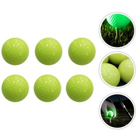  Juego de 3 pelotas de golf luminosas bola fluorescente pelotas de golf nocturno
