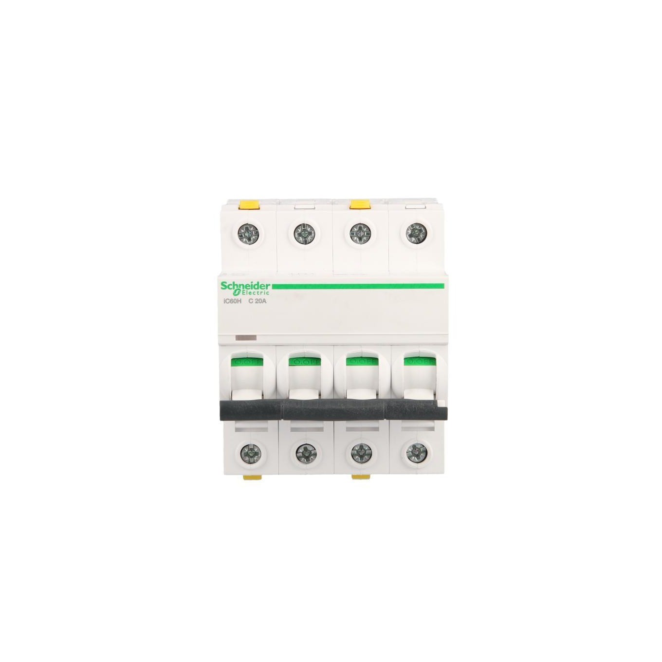 Schneider Electric Verde/Rossa Interruttore Differenziale, Acti9 Ic60h Mcb 4 Poli 20A Curva C - Immagine 2