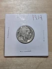 USA 5-cents coin, 1919. KM# 134, copper-nickel. "Buffalo Nickel", Indian Chief