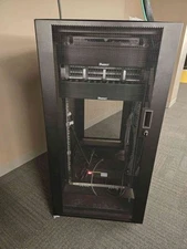 24U Panduit Half Height Server Rack Telecom Cabinet