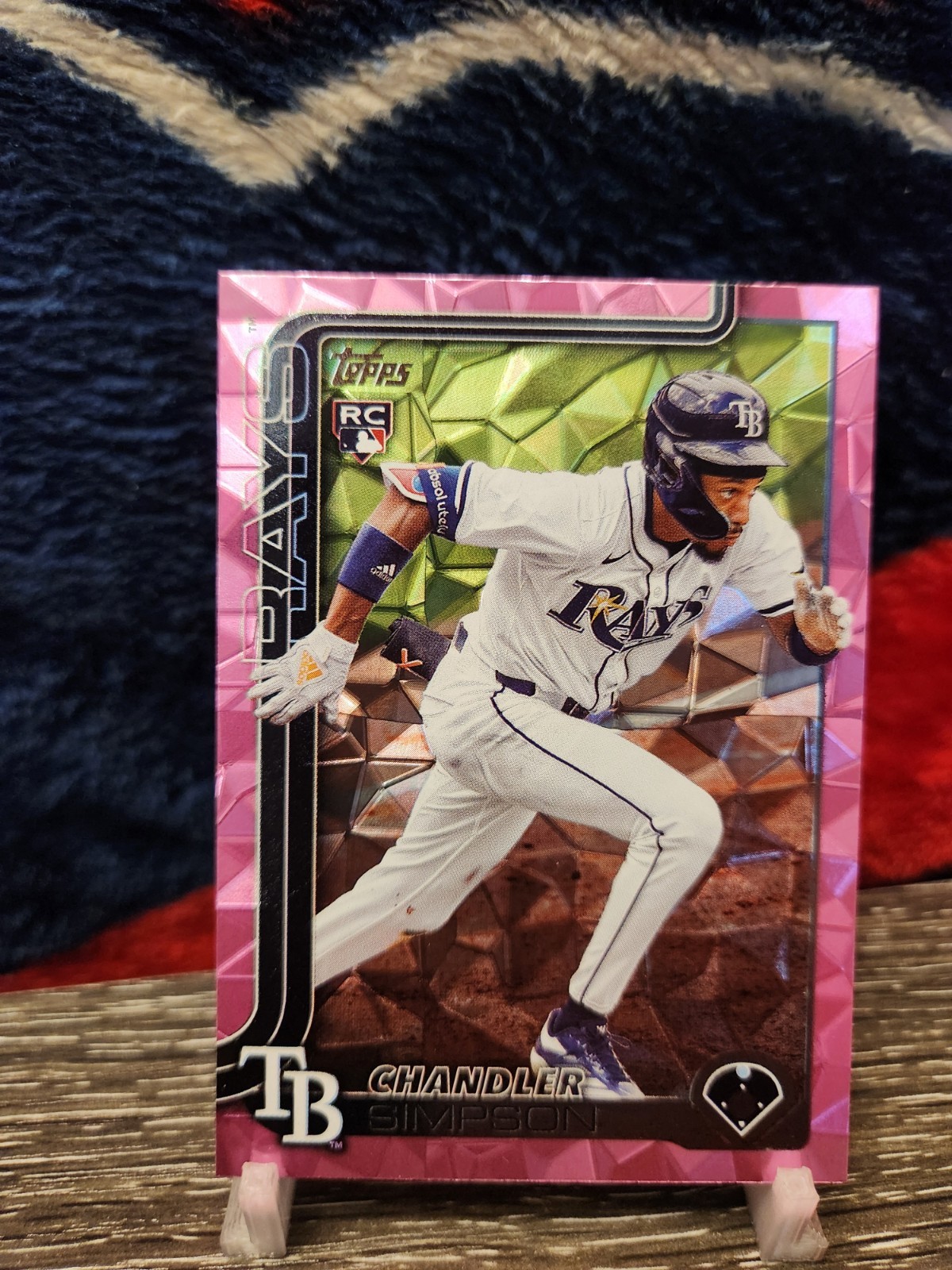 2025 Topps Update Series Chandler Simpson US277 (RC) Pink Diamante