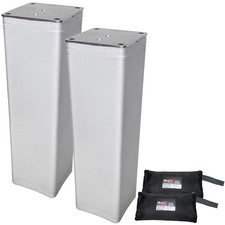 2 ProX 3.28FT White Lycra Cover Sleeves for Quad Truss Segments XTC-SQ328TS