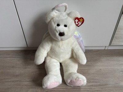 Ty Beanie Babies Buddy Engel Teddybär mit Etikett