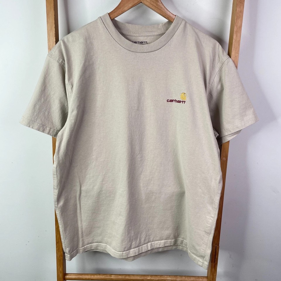 Carhartt WIP Script Logo T-Shirt Men's Large- Cotton Short Sleeve