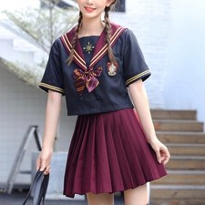 Harry Potter Gryffindor House Bow Japanese Uniform seifuku ribbon Sailor Anime