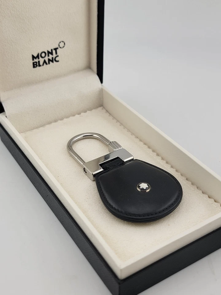 Montblanc Meisterstuck темно-синий кожаный брелок модель MB114560 W большой Montblanc коробка - Изображение 2 из 4