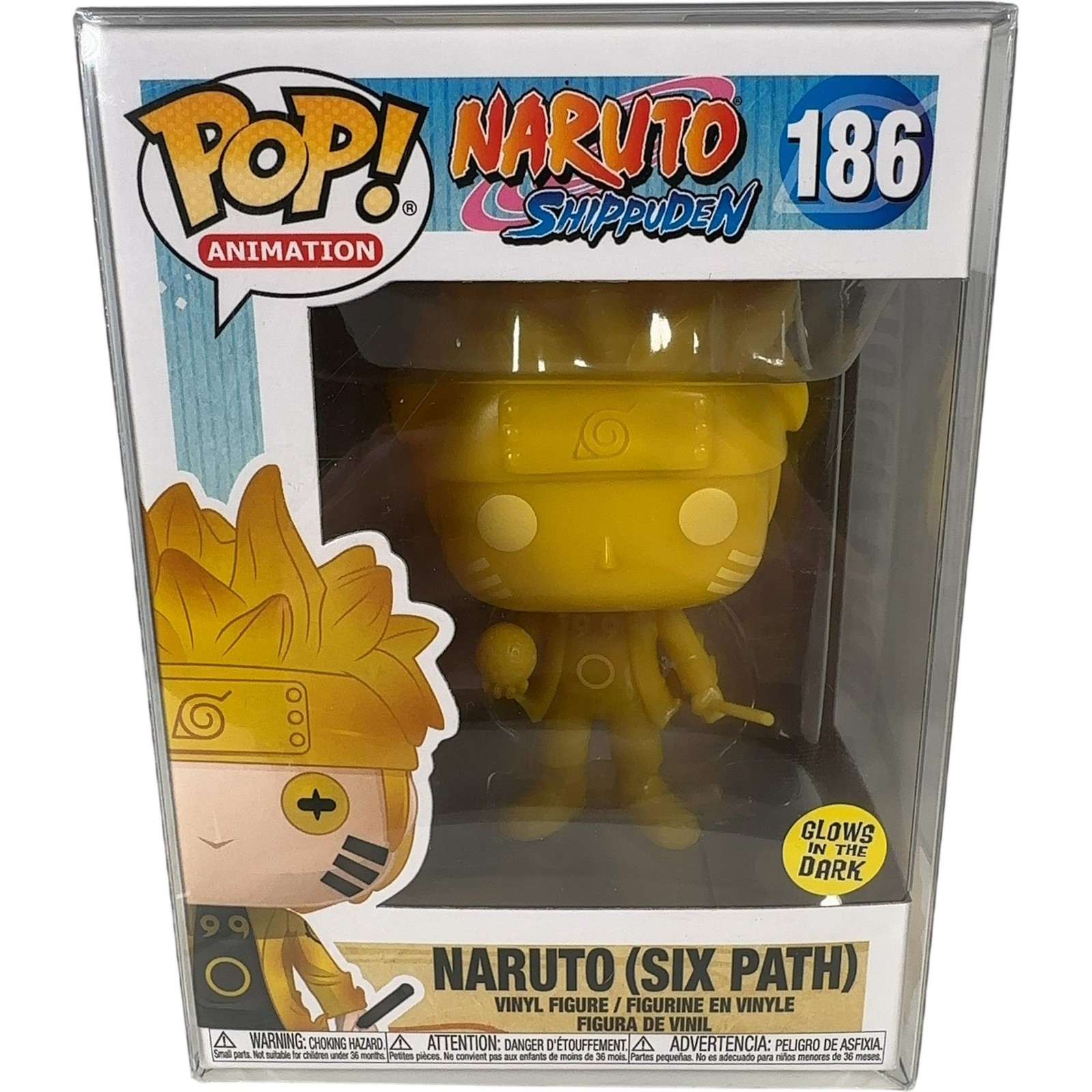 Funko Pop Naruto Shippuden #186 Naruto Six Path Glow in the Dark Figure