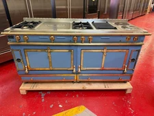 70.9” La Cornue Grand Palais 180 Dual Fuel LP Range GAPLBGEU98 Provence Blue