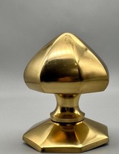 Solid Brass Main Door Centre Knob Arrow - 63mm Diameter