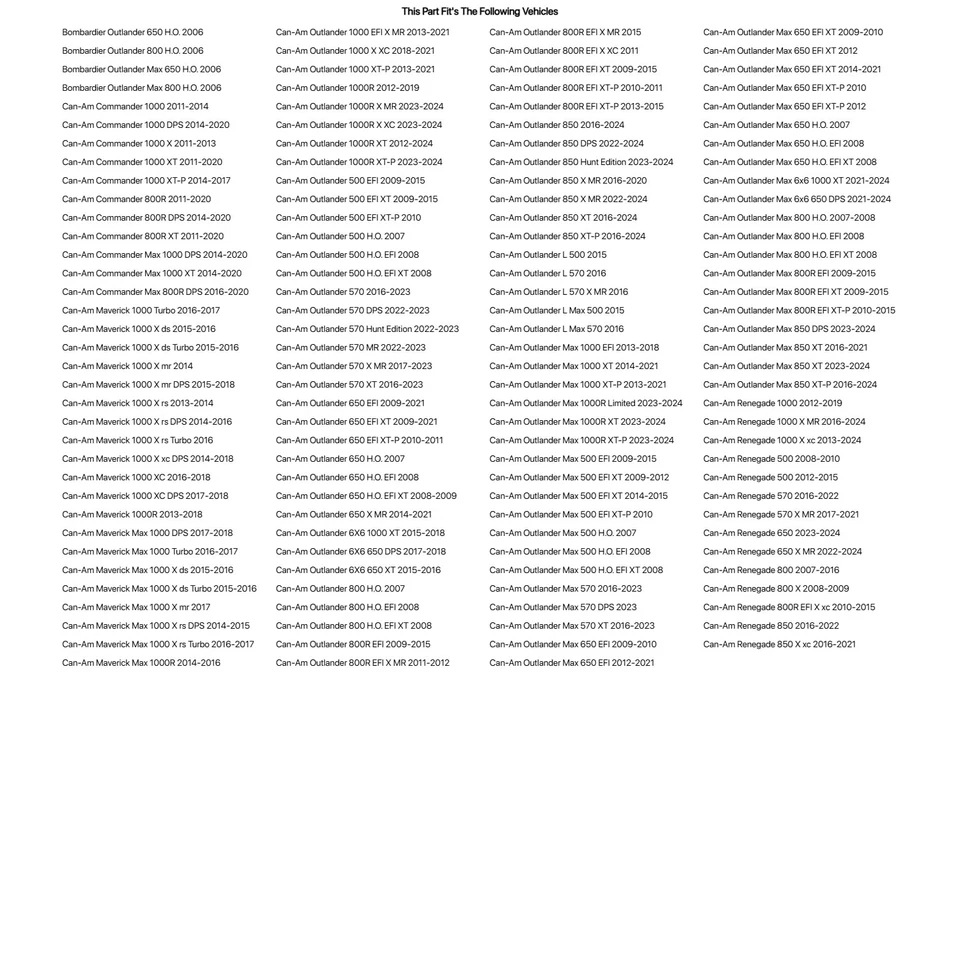 Tusk Pro Torque CVT Belt For CAN-AM Commander Max 800R DPS 2016-2020 - Imagem 2 de 4