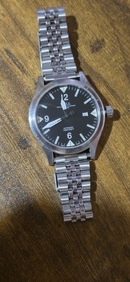 Ball Fireman NM2098C Automatic Black Dial Mens Watch SS Bracelet Needs Service