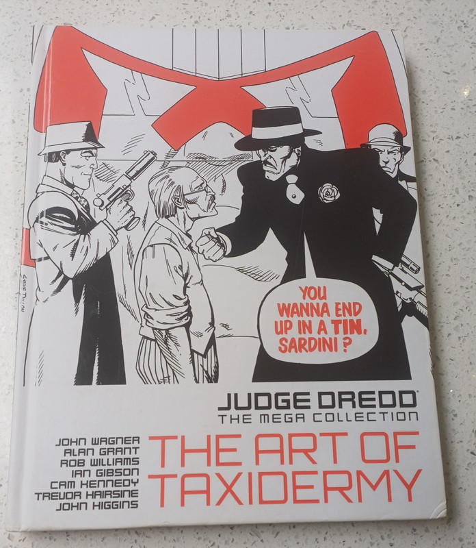Judge Dredd Mega Collection The Art of Taxidermy Hardcover vol72 #43 Cam Kennedy