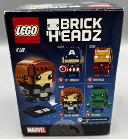 LEGO 41591 Black Widow - BrickHeadz - Marvel Super Heroes - NEW Dented Box