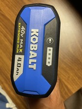 Kobalt Gen4 40v Extended Run 4.0 AH Battery And Charger open box
