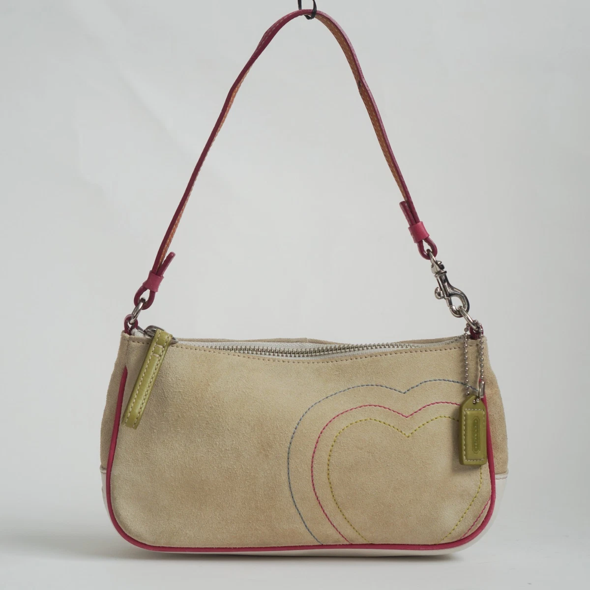 Coach Hampton Zip Suede Exterior Bags & Handbags for Women for