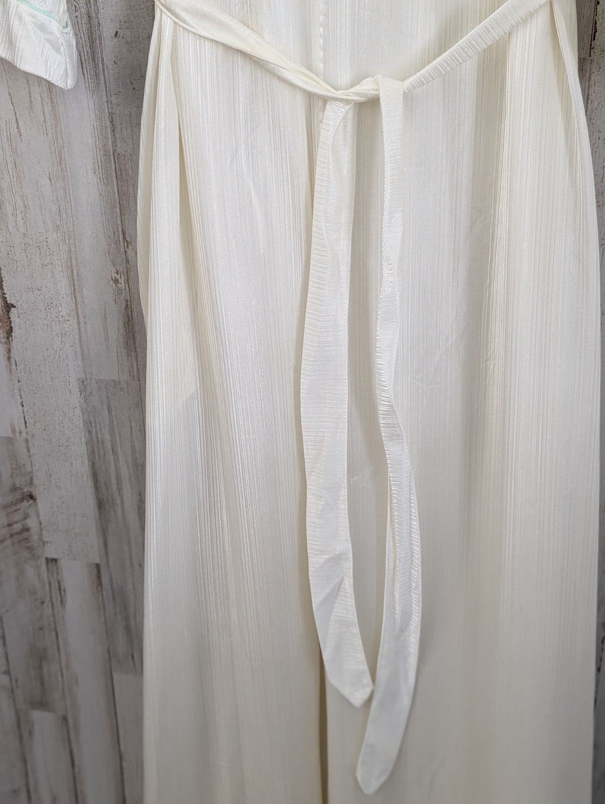 VTG Val Mode Peignoir Nightgown Robe Set Small Floral Nylon USA Lingerie Boudoir