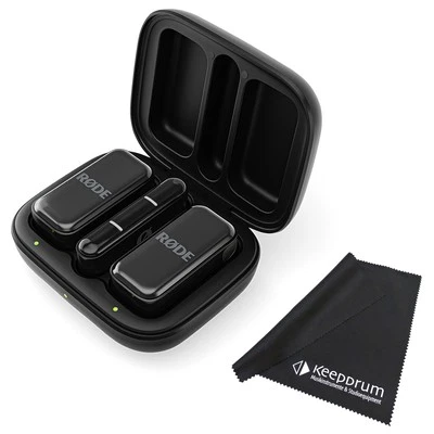 Rode Wireless Micro Drahtloses Mikrofon-System USB-C für Smartphones mit Tuch - Bild 1 von 4